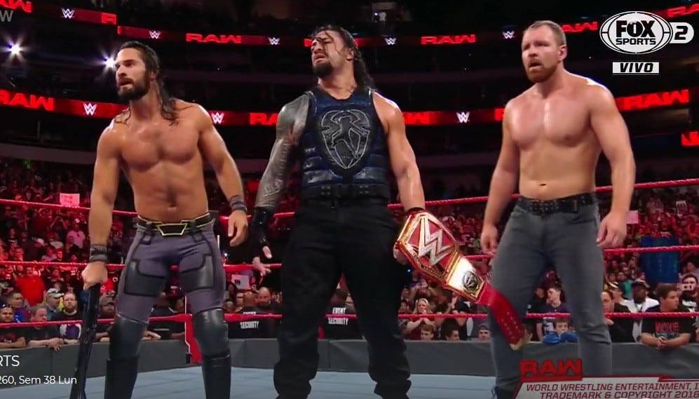 Roman Reigns y sus compañeros de The Shield buscan acabar con Braun Strowman y sus secuaces. (Captura WWE/FOX)