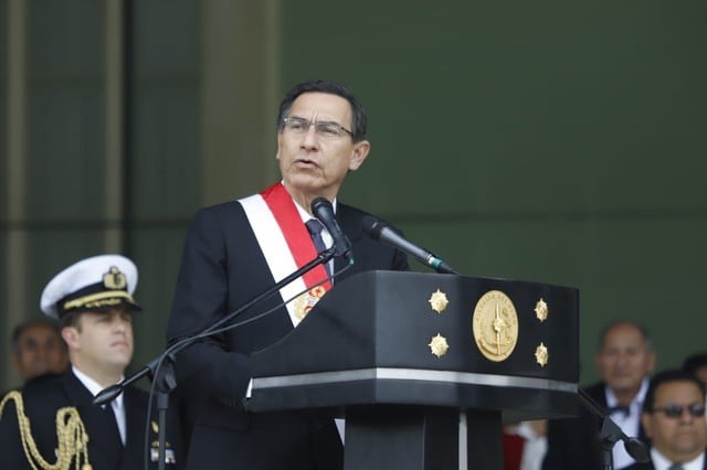 El presidente Martín Vizcarra aceptó dialogar con Pedro Olaechea en una fecha por definir pero en Palacio de Gobierno. (Foto: Difusión)
