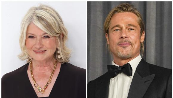 Martha Stewart aseguró que Brad Pitt estpa envejeciendo muy bien. (Foto: Getty)