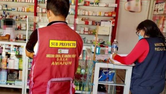 San Martín: Fiscalía encuentra medicinas vencidas y clausura farmacia en Awajún. (Foto: Andina)