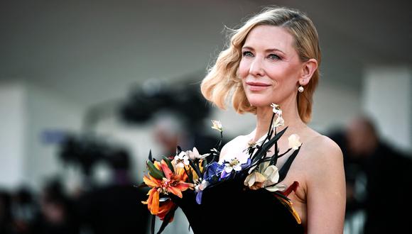 Cate Blanchett en el Festival de Venecia. (Foto: AFP).