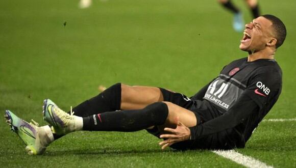 Kylian Mbappé es duda para el partido entre Real Madrid y PSG. (Foto: AFP)
