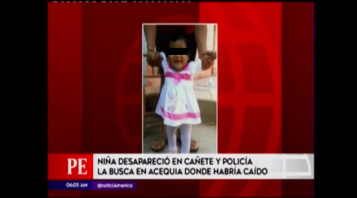Niña Alondra fue hallada sin vida en canal de regadío