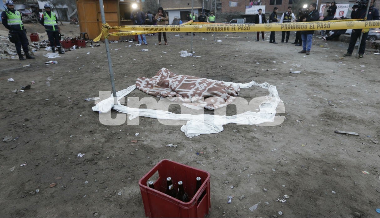Dos hombres fueron asesinados tras balacera desatada en fiesta chicha. (Fotos: Trome / José Caja)