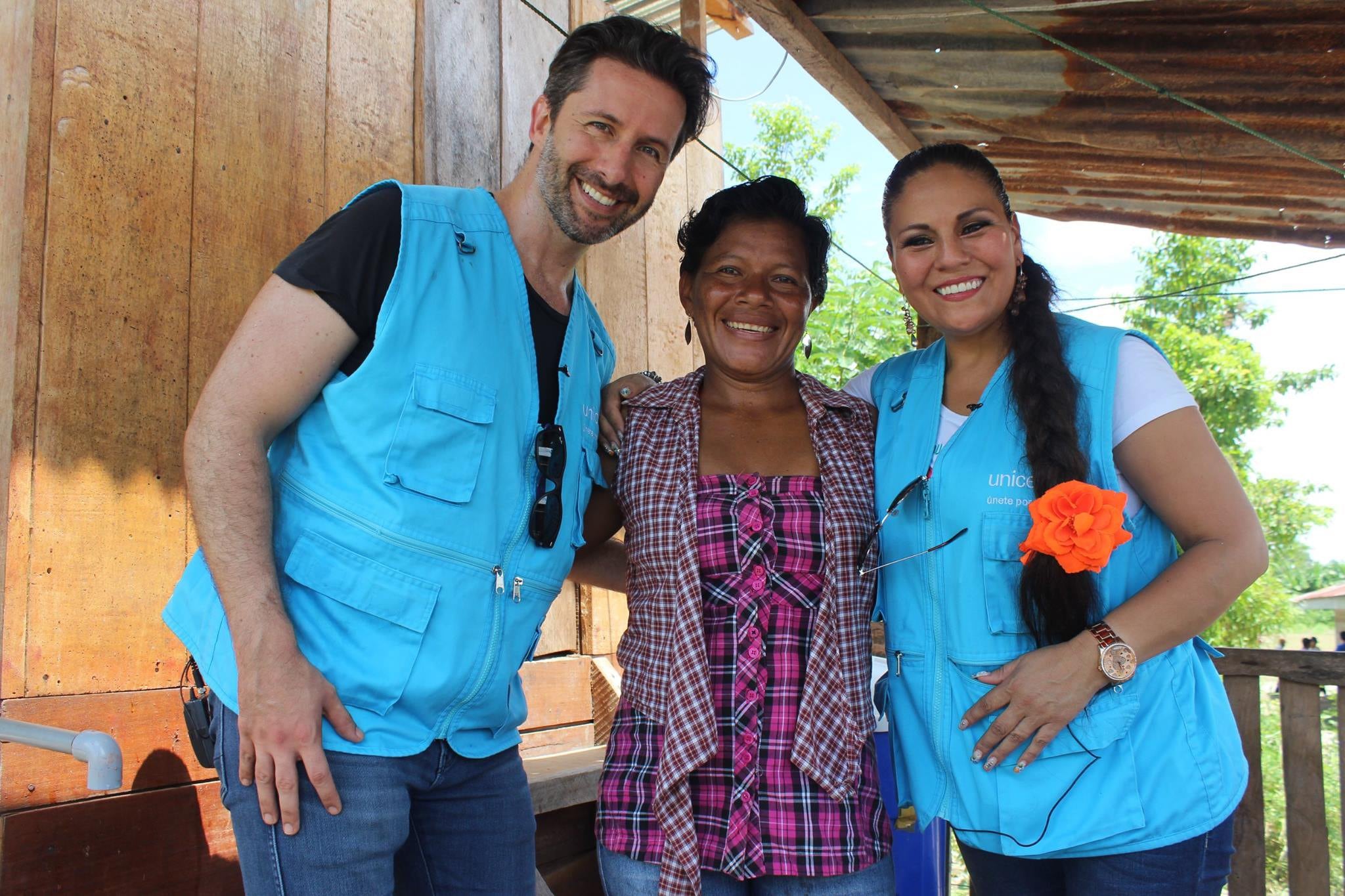 Marco Zunino y Dina Paucar visitaron selva peruana como embajadores de Unicef