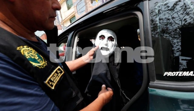 Atraparon a banda que utilizaba máscara de 'La Monja' para asustar y asaltar a sus víctimas. (Fotos: Rolando Ángeles)