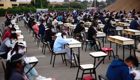 Más de 26,000 postulantes rendirán el examen de admisión de la Universidad Nacional de San Marcos este fin de semana. (Foto: Andina)