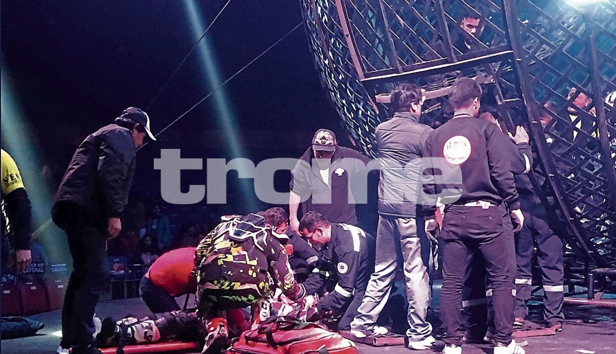 Cierran circo por terrible accidente en el 'Globo de la muerte' que dejó cinco heridos