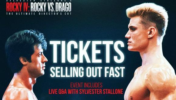 Rocky IV: Rocky vs. Drago, la nueva versión que ha entusiasmado a los fanáticos de la saga. (Difusión)