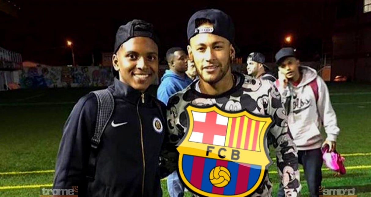 Este es Rodrygo el nuevo Neymar que Barcelona  desea en sus filas