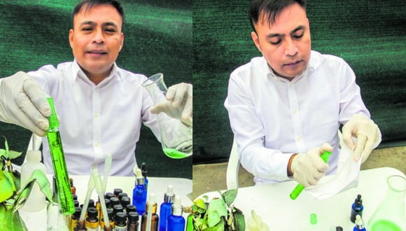 Perfumista peruano innova y pone su granito de arena en la lucha contra el Covid | TROME