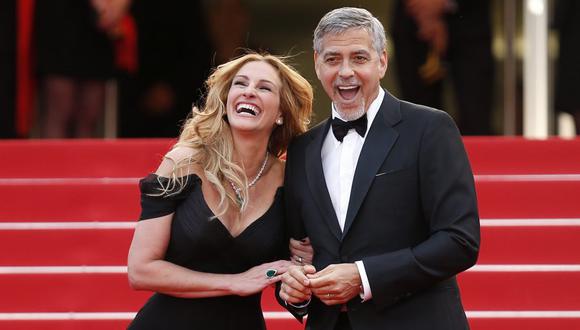 George Clooney y Julia Roberts, que se conocen desde hace años, se rieron de la idea de salir juntos. (Foto: Efe)
