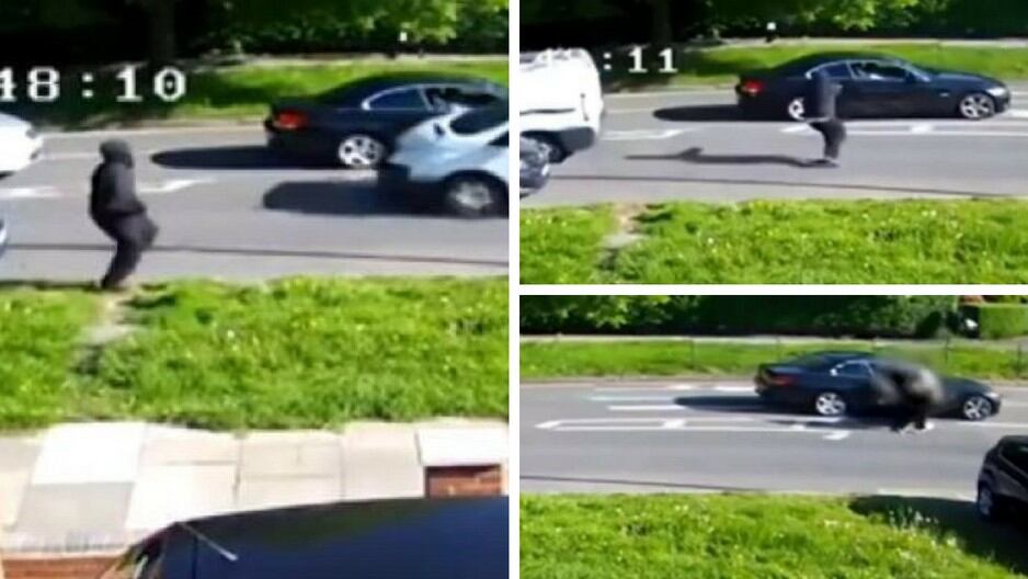 Un video de Facebook muestra a un sicario disparándole a una mujer que se encontraba en su vehículo en una pacífica calle de Londres, Reino Unido. El ataque ocurrió en contados segundos, dejando en shock a todos los usuarios. (Captura)