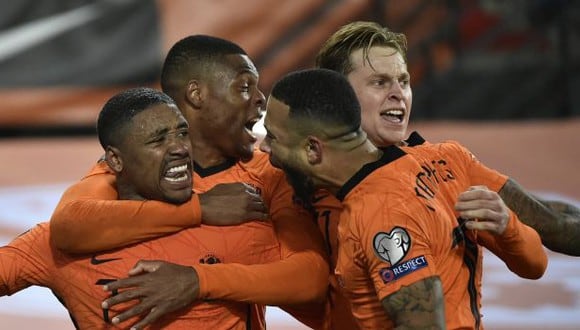 Holanda se metió al Mundial tras vencer a Noruega. (Foto: AFP)