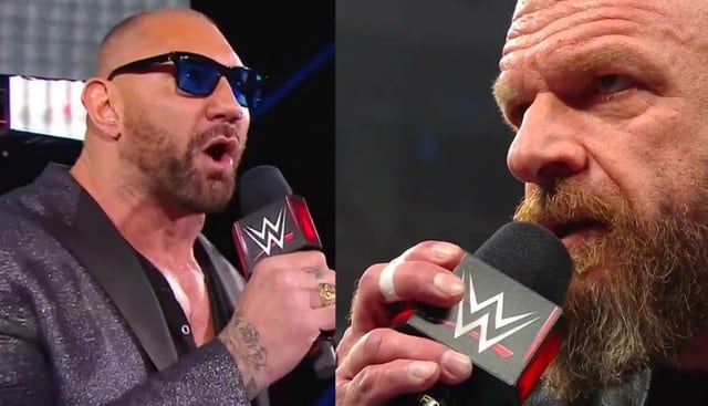 Triple H aceptó el reto de Batista.