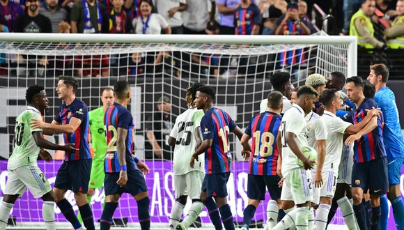 Real Madrid vs. FC Barcelona se enfrentarán nuevamente por el clásico de LaLiga de España desde el estadio Santiago Bernabéu. (Foto: AFP)