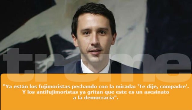 El periodista Mijael Garrido Lecca se manifestó por la  situación actual de la política peruana.