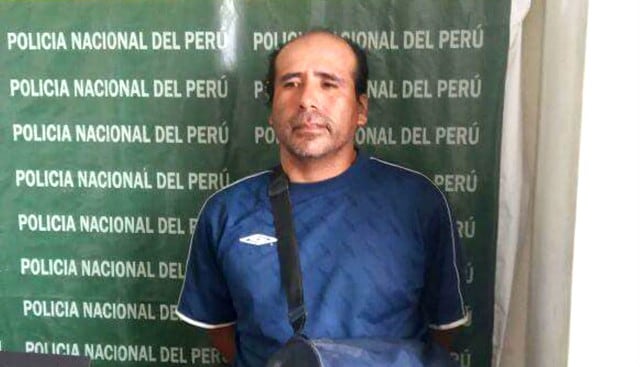 César Augusto Alva Mendoza fue capturado por la Policía. Foto: PNP