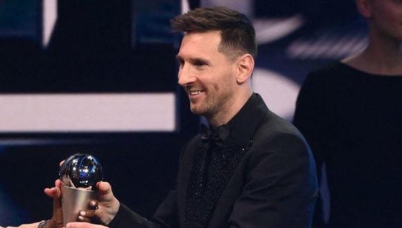 Lionel Messi ganó el premio al mejor futbolista del mundo en FIFA The Best. Foto: FIFA.