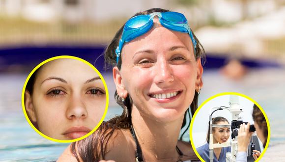 En verano aumentan las infecciones en los ojos. Usa lentes de natación si vas a la piscina o al mar y acude al oftalmólogo si sientes molestias. Fotos: Getty Images.