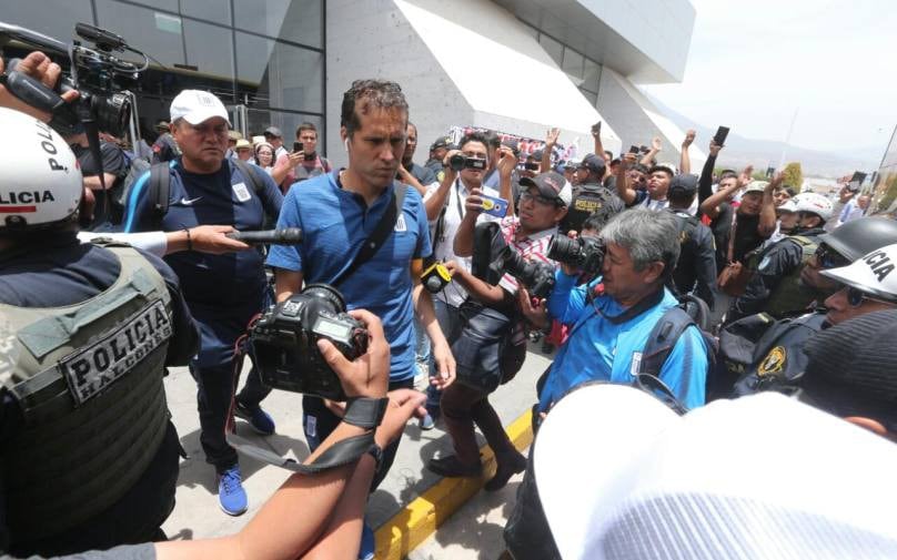La llegada de Alianza Lima a la ciudad de Arequipa (Foto: Francisco Neyra - GEC).