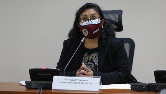 Katy Ugarte integra la bancada oficialista de Perú Libre. Foto: archivo Congreso