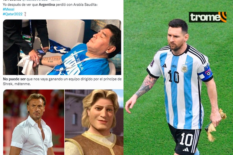 Argentina fue derrotado 2-1 por Arabia Saudita y los memes no se hicieron esperar.