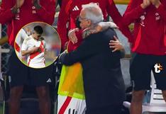 Gianluca Lapadula conmovió a todos con efusivo abrazo con Jorge Fossati [VIDEO]