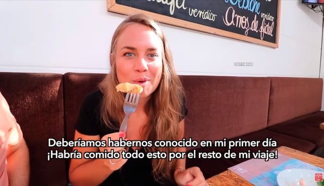 El conocido cocinero invitó comida peruana a una turista sueca. Las imágenes se han viralizado en las redes sociales. (Facebook / Chef Timour)