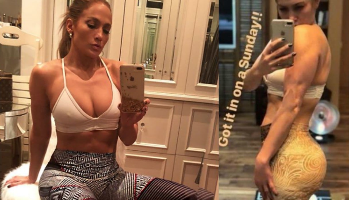 Las fotografías de Jennifer Lopez dividieron a los usuarios en Instagram.