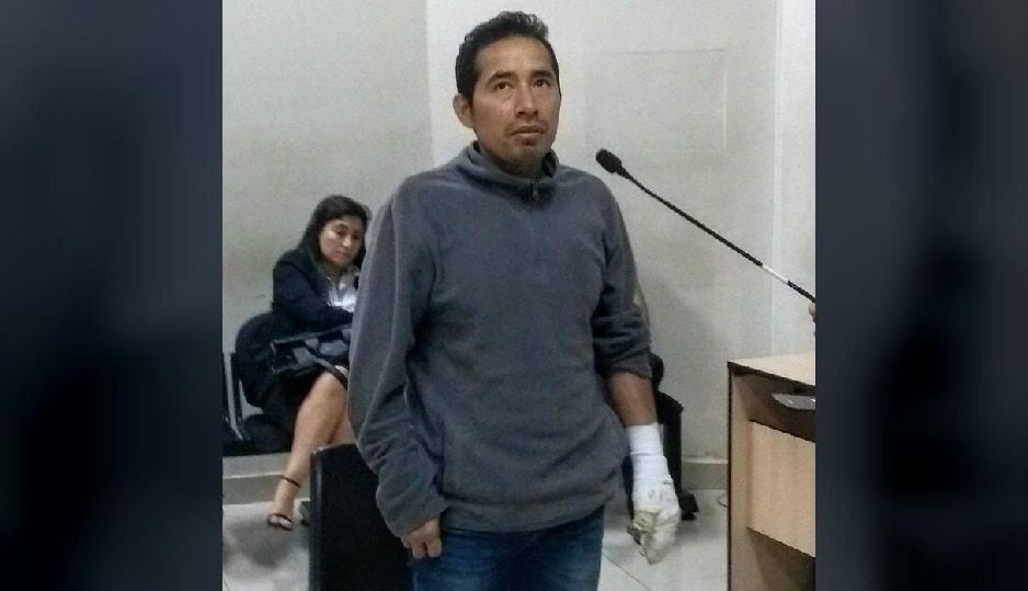 Carlos Hualpa pasará 9 meses en prisión preventiva. (Captura)