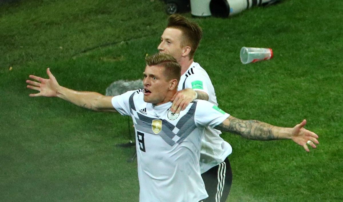 Alemania remontó 2-1 a Suecia con golazos de Reus y Kroos, y se acerca a los octavos de Rusia 2018