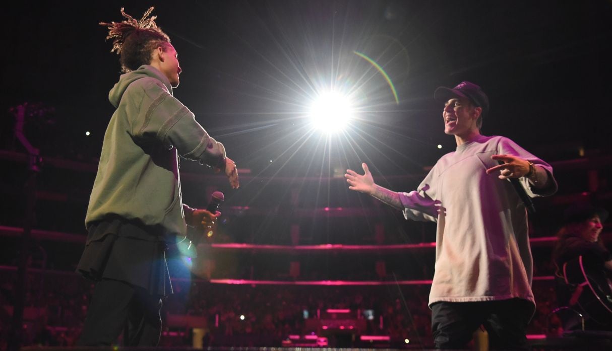 Justin Bieber y Jaden Smith estarían trabajando en un misterioso video musical. (Foto: AFP)