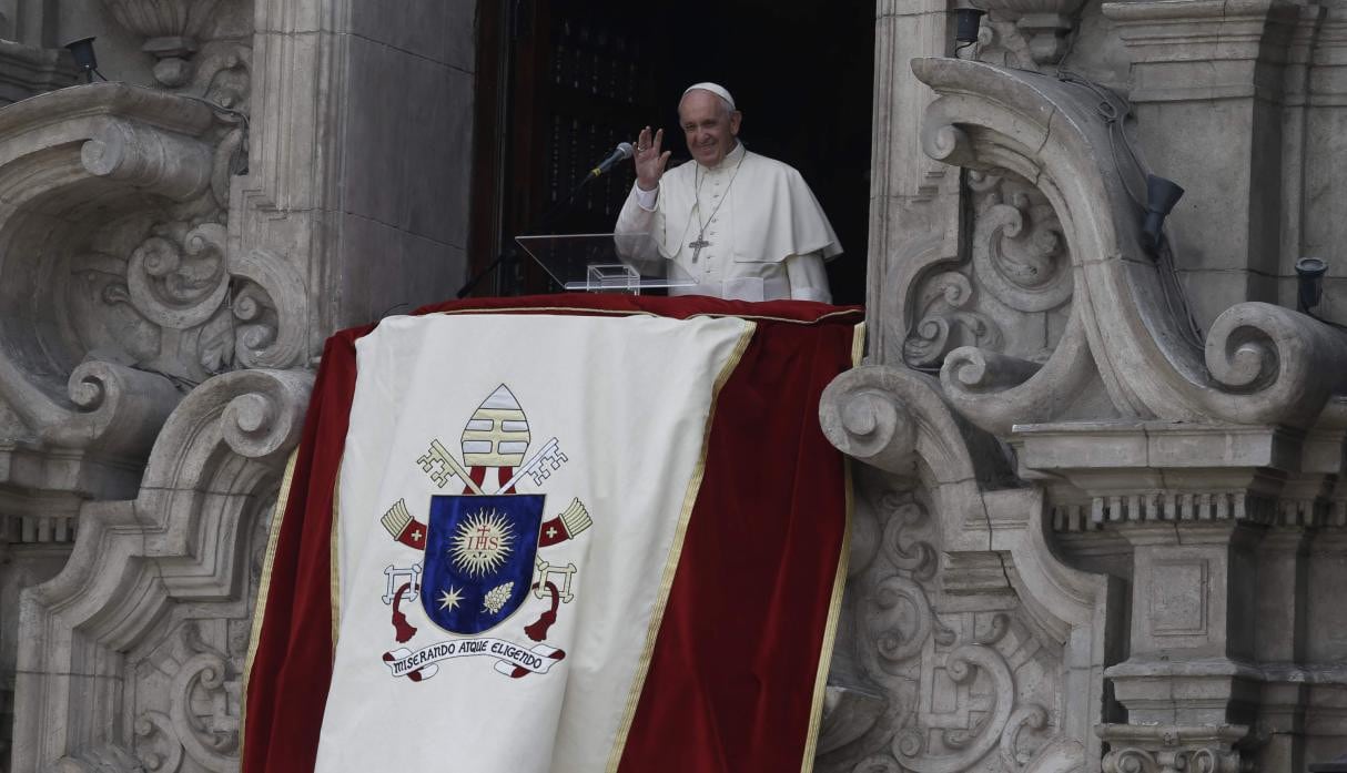 Papa Francisco en Lima (FOTO: AP)