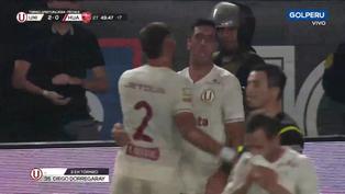 El espectacular golazo de Dorregaray para el 2-0 de Universitario vs Sport Huancayo [VIDEO]