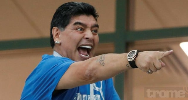 Diego Maradona denunció que Colombia sufrió 'robo monumental' en Rusia 2018