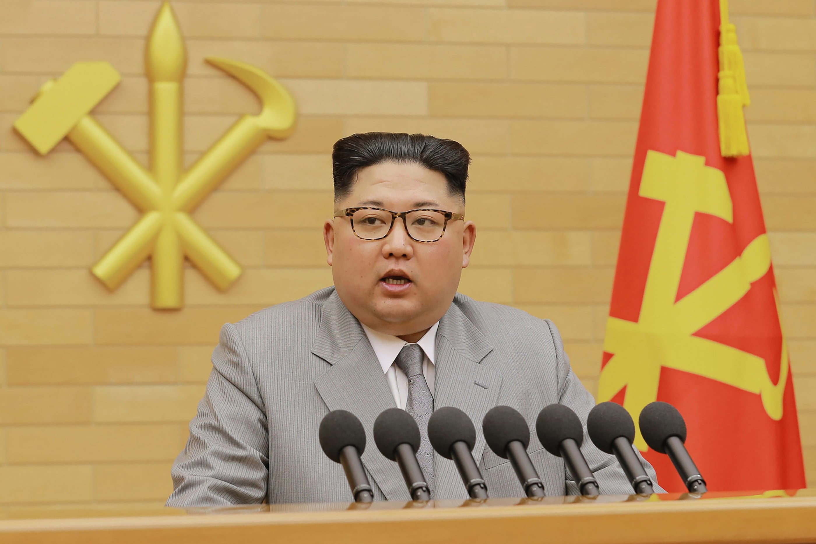 El pedido del líder máximo de Corea del Norte la hizo en pleno mensaje de Año Nuevo.