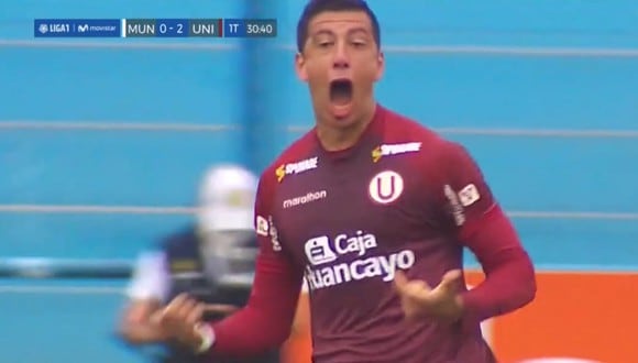 Gol de Federico Alonso en Universitario vs Municipal por Liga 1