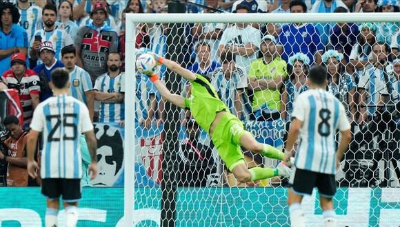 Martínez mantuvo el 0-0 de Argentina vs. México. (Foto: Agencias)