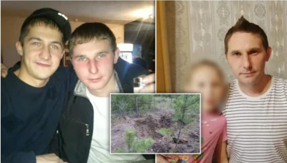 Oleg Sviridov (izq) fue calificado como un violador infantil tras abusar de la hija de Vyacheslav Matrosov (der) cuando tenía 6 años. (Foto: Twitter)