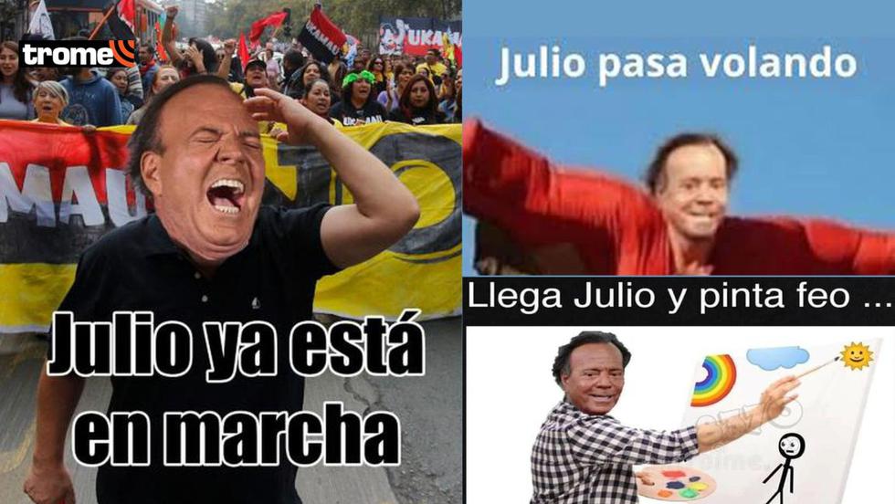 Los divertidos memes de Julio Iglesias por el nuevo mes