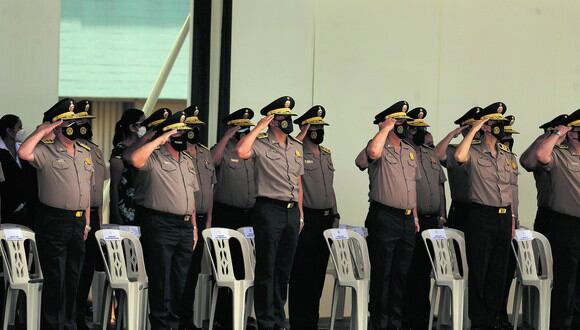 El Gobierno publicó este lunes 31 de octubre la lista de ascensos a generales en la Policía Nacional. (Foto: Giancarlo Avila / @photo.gec)
