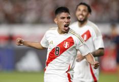 Piero Quispe anotó su primer gol con la ‘Bicolor’: así fue su golazo para 3-0 en Perú vs Dominicana