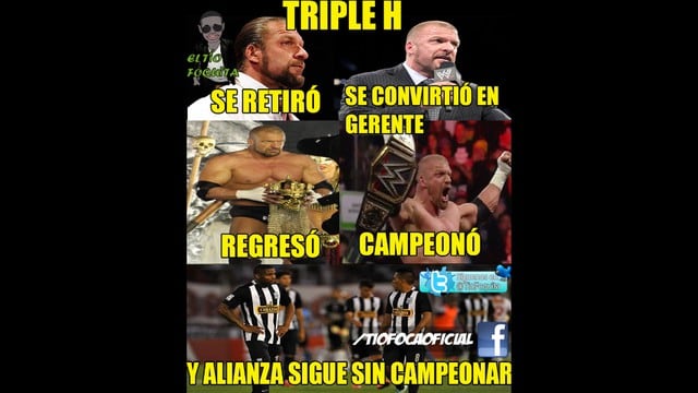 Memes de Royal Rumble y la victoria de Triple H como campeón de la WWE (Foto: Tío Foquita)