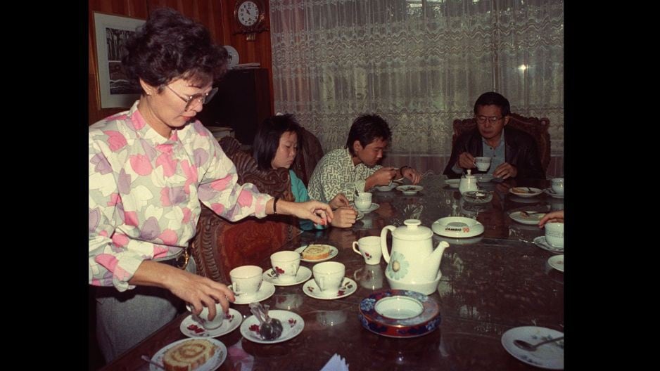 La entonces familia presidencial Higuchi Fujimori. (Fotos: USI)