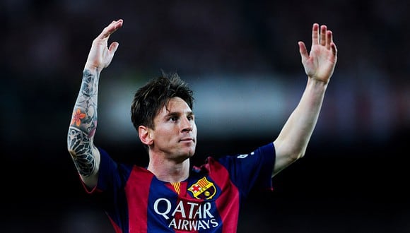 Joan Laporta llenó de elogios a Lionel Messi por su trayectoria en Barcelona. Foto: Getty Images.