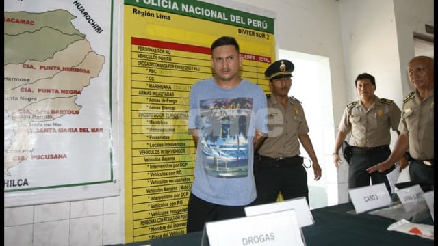 Feroz ‘Huesito’ fue detenido en Villa María del Triunfo.