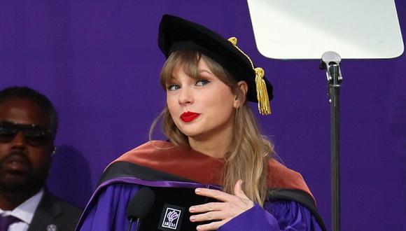 Taylor Swift reflexionó sobre "ser cancelada" en redes sociales y criticada por su vida amorosa en un evento donde recibió un doctorado honoris causa por la Universidad de Nueva York. (crédito: Getty Images)