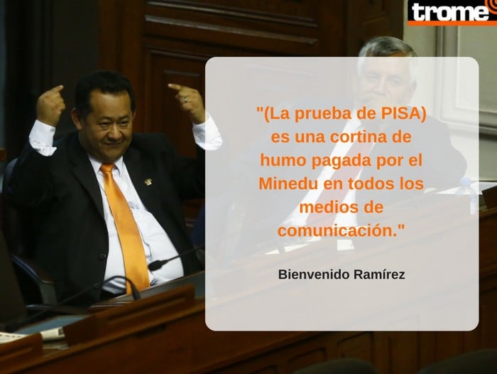 La frases más polémicas de Bienvenido Ramírez.