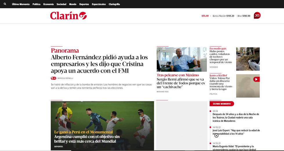 Medios argentinos informan así la victoria ante Perú por Eliminatorias | FOTOS